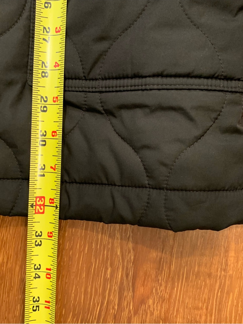 J CREW FACTORY City Puffer Coat Women's S Black Quilted Pockets Gold Details - Picture 12 of 14